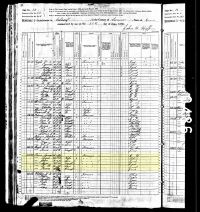 1880 Census Record Kansas, Sumner County, Caldwell