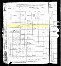 1880 Census Record Consolation, Shelby County, Kentucky