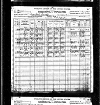 1900 Census Record Missouri, Saline County, Arrow Rock