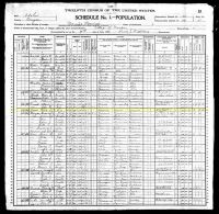 1900 Census Record Idaho, Canyon County, Nampa
