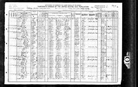 1910 Census Record Missouri, Chariton County, Salisbury