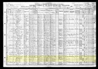 1910 Census Record Missouri, Saline County, Miller,, Colorado Ave.