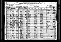 1920 Census Record Missouri, Saline County, Marshall