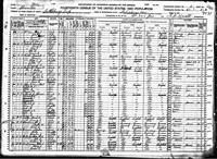 1920 Census Record Missouri, Chariton County, Salisbury (Part 1 of 2)