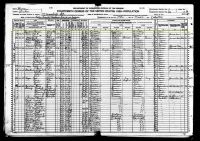 1920 Census Record Missouri, Saline County, Marshall Township