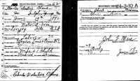 1917 Military Registration Card Missouri, Sulphur Springs