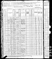 1880 Census Record Kentucky, Grant County