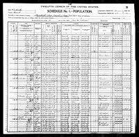 1900 Census Record Kentucky, Grant County, Stewartsville