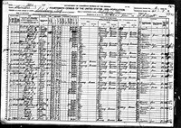 1920 Census Record Missouri, Chariton County, Salisbury 