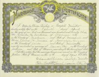 1923 Marriage Record Missouri, Kansas City