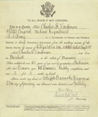 1920 Military Record Arizona