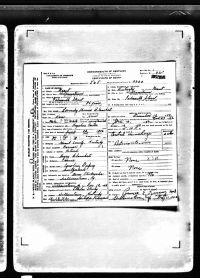 1942 Death Record Kentucky, Grant County, Williamstown
