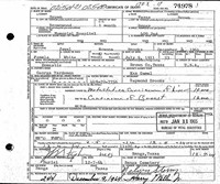 1964 Death Record Texas, Brown County, Brownwood (cancer)