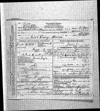 1915 Death Record Kentucky, Franklin County