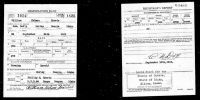 1918 Military Registration Card Idaho, Cassia County