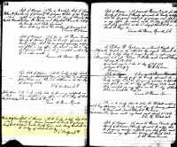 1836 Marriage Record Missouri, Johnson County