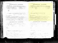 1908 Marriage Record Missouri, Saline, Marshall