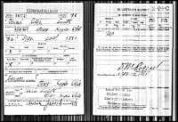 1918 Military Record Oklahoma 