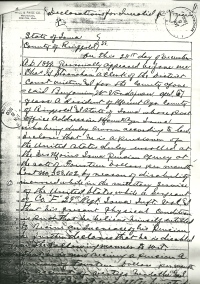 1899 Iowa, Ringgold County Declaration for Invalid Pension