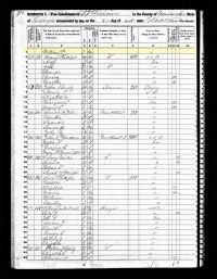 1850 Census Record Georgia, Meriwether (Part 2 of 2)