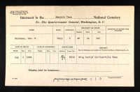 1864 Death Record Tennessee, Memphis