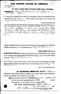 1850 Land Record Iowa, Jefferson County, DuBuque