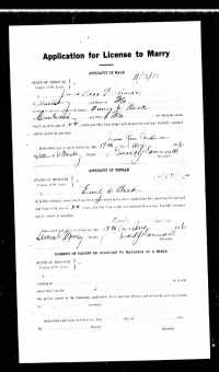 1936 Marriage Record Missouri