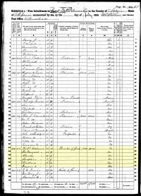 1860 Census Record Missouri, Saline County, Grand Pass
