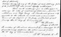 1860 Marriage Record Talladega, Alabama