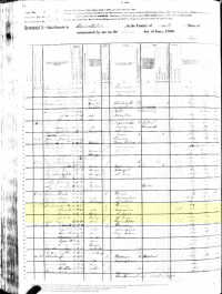 1880 Census Record Kentucky, Shelby County, Consolation