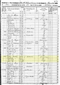 1850 Census Record Cincinnati, Ohio