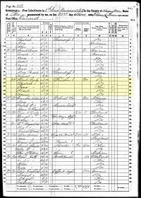 1860 Census Record Ohio, Hamilton County, Cincinnati