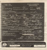 1917 Birth Certificate 