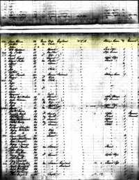 1883 Ship Passenger List England to USA