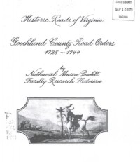 1740 July 15 Road Orders Virginia, Goochland County William Vardeman 