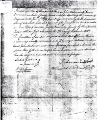 1785 Marriage Record Virginia