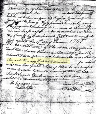 1797 Marriage Record Kentucky