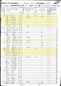 1850 Census Record Kentucky, Lincoln County