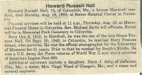 Howard Russell "Bud" Nall