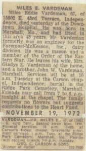 Obituary 1972 11/19
