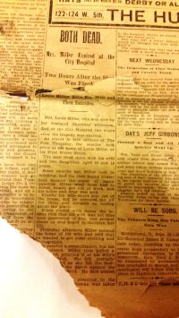 Newspaper Article 1894 9/29 Cincinnati Post