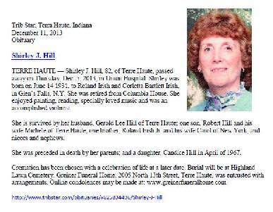 Obituary 2013 12/11 Trib Star
