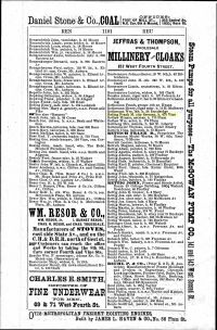 Cincinnati, Ohio US City Directory 1885