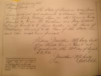 Wedding License 1821 08/22 Fayette County, Indiana