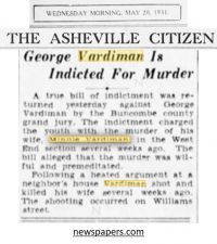 <i>The Asheville Citizen</i> 20 May 1931