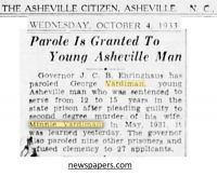 <i>The Asheville Citizen</i> 4 Oct 1933