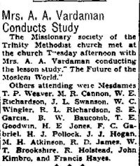 Newspaper Article 1937 11/26 <i>Port Arthur News</i>