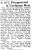 Newspaper Article 1920 04/03 <i>The Capital Times</i> Madison, Wisconsin