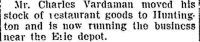Newspaper Article 1907 04/07 <i>The Fort Wayne Journal Gazette</i> Fort Wayne, Indiana