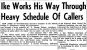 Newspaper Article 1952 11/21 <i>Fort Pierce News Tribune</i> Fort Pierce, Florida